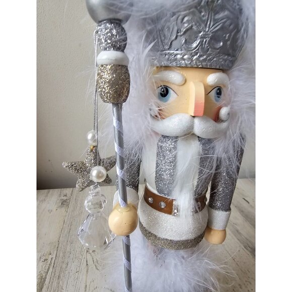 Kurt adler Holly nutcracker Hollywood glitter Castle Xmas decor vintage KSA star - Picture 3 of 10